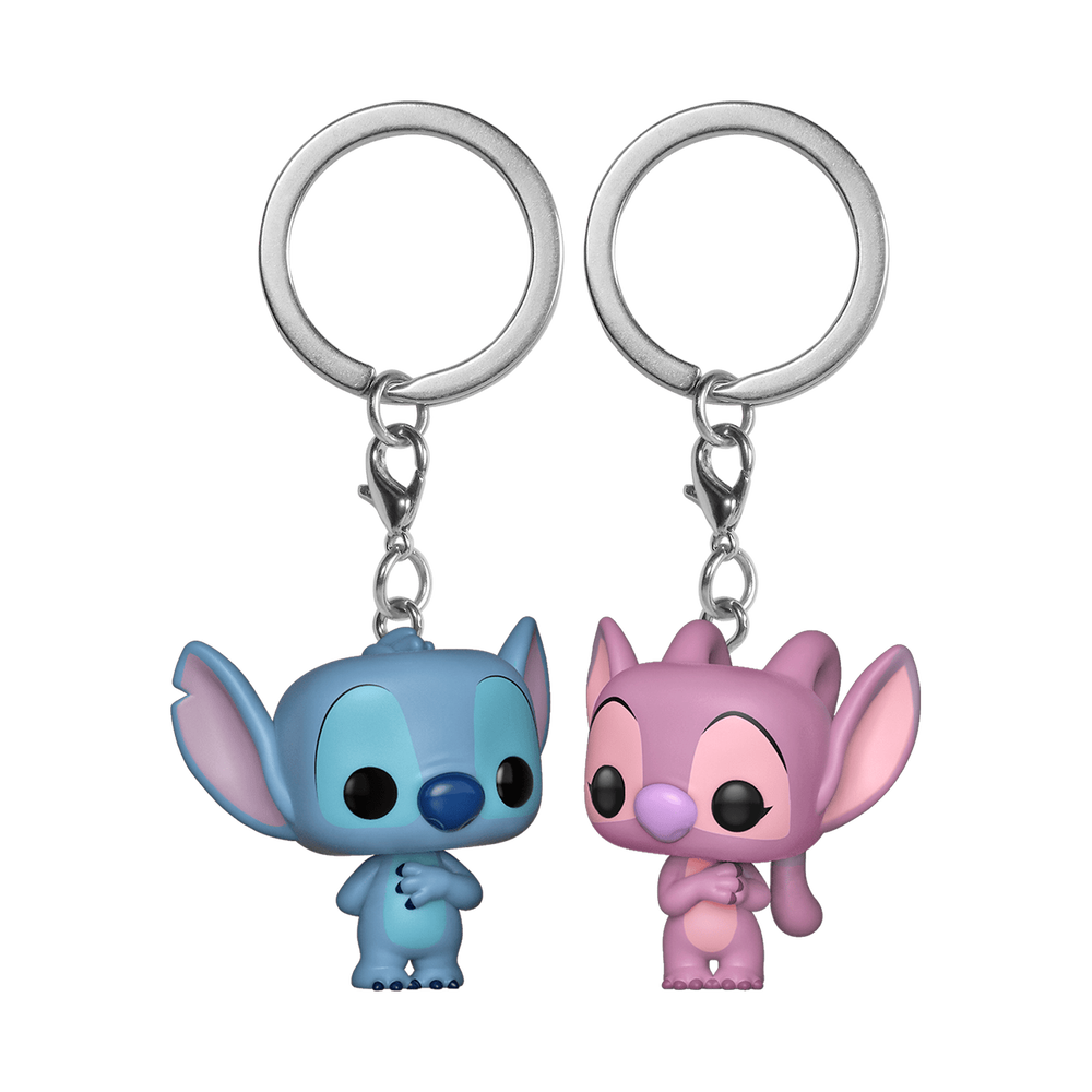 Pop! Keychain Stitch & Angel 2-Pack
