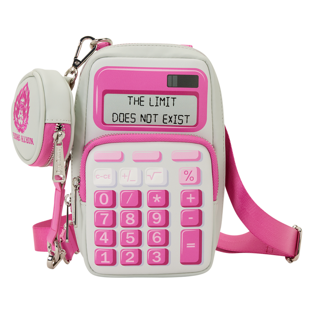 Mean Girls Calculator Cell Phone Crossbody Bag with Coin Bag